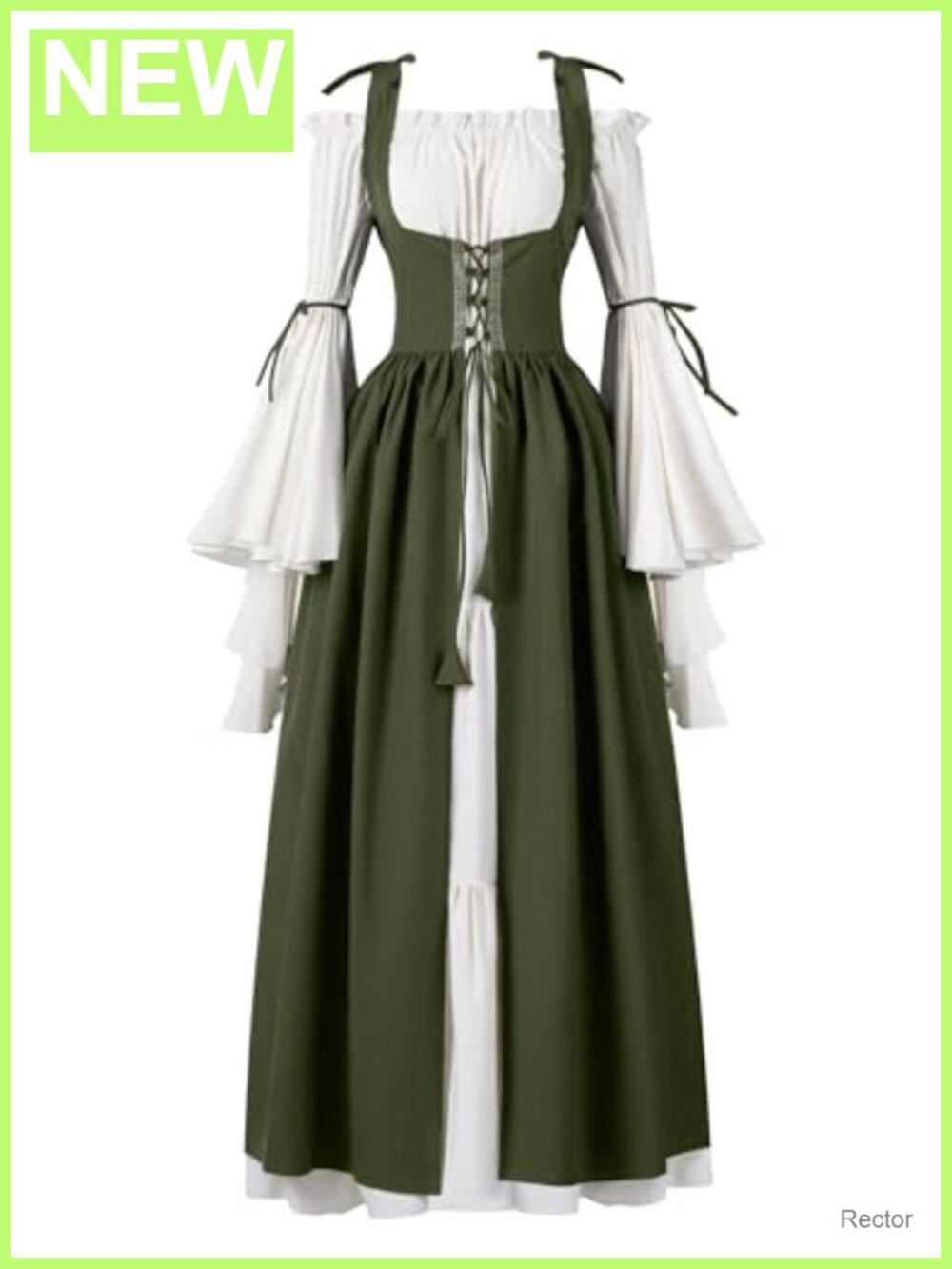 Renaissance Costume Women Medieval Chemise Dress Cosplay Halloween